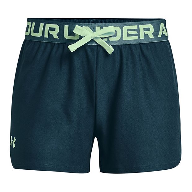 Under Armour Play Up Graphic Logo Shorts - Girls