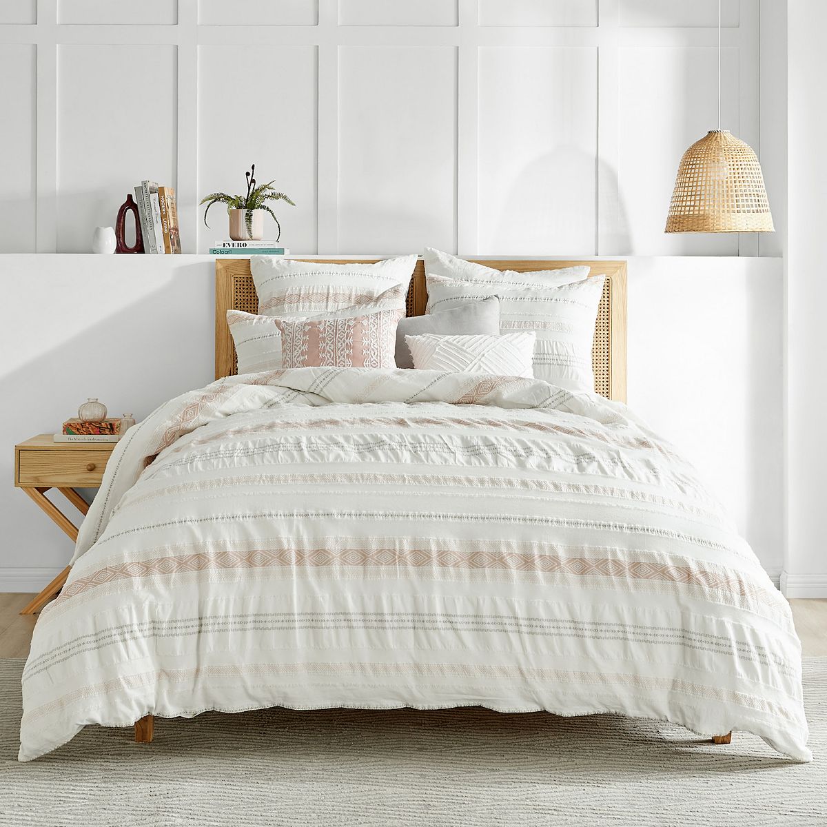 Levtex Home Pickford Comforter Set with Shams - Blush, QUEEN