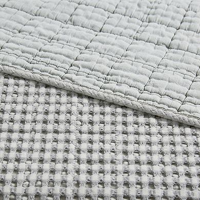Levtex Home Mills Waffle Quilted Throw