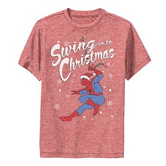 Boys 8-20 Marvel Spider-Man Swing In To Christmas Graphic Tee