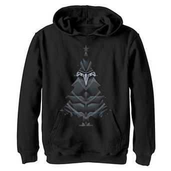 Boys 8-20 Marvel Christmas Avengers Black Panther Tree Graphic Hoodie