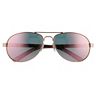 Women's Tek Gear® 58mm Aviator Mirrored Lens Sunglasses