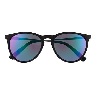 Women's Tek Gear® 53mm Round Mirrored Lens Sunglasses