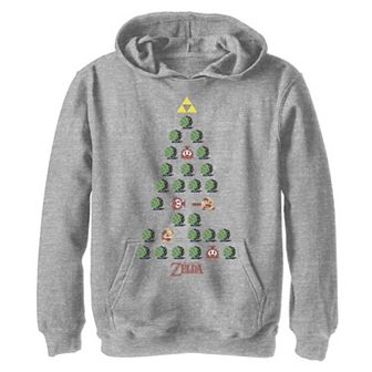 Boys 8-20 Zelda 8-Bit Christmas Tree Graphic Hoodie