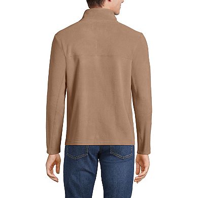 Big & Tall Lands' End Fleece Quarter-Zip Pullover Top