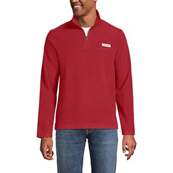 Big & Tall Lands' End Fleece Quarter-Zip Pullover Top