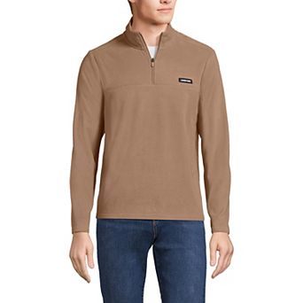 Big & Tall Lands' End Fleece Quarter-Zip Pullover Top