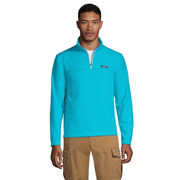 Big & Tall Lands' End Fleece Quarter-Zip Pullover Top