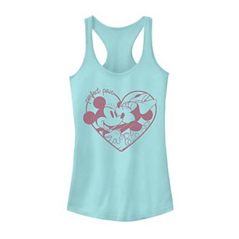 Disney's Mickey Mouse & Minnie Perfect Pair Juniors' Tank Top