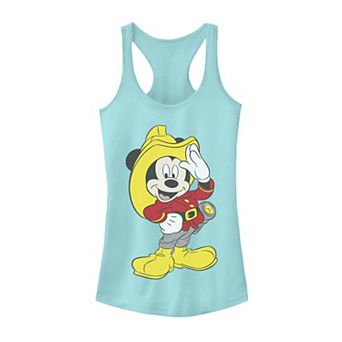 Disney's Mickey Mouse Firefighter Outfit Juniors' Tank Top