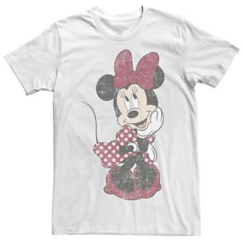 Disney's Mickey & Friends Juniors' Minnie Mouse Shy Vintage Tee