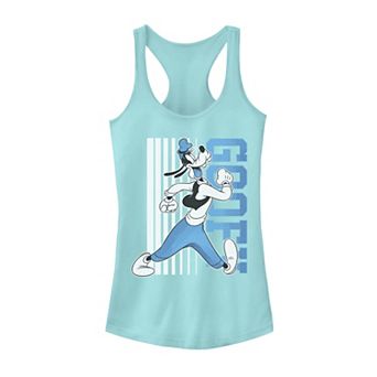 Disney's Mickey & Friends Juniors' Goofy Barcode Tank Top