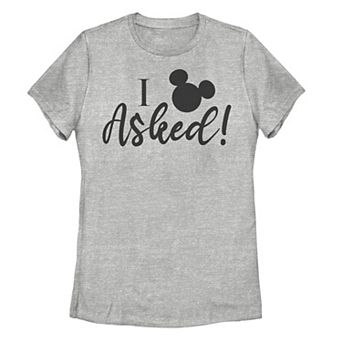 Disney's Mickey Mouse Engagement Proposal "I Asked" Tee