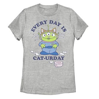 Disney / Pixar's Toy Story Aliens Juniors' Every Day Is Cat-urday Tee