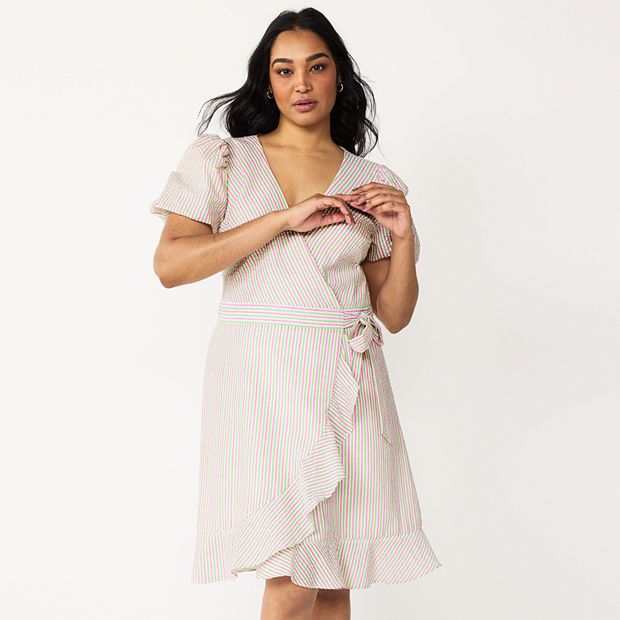 Draper james striped outlet dress