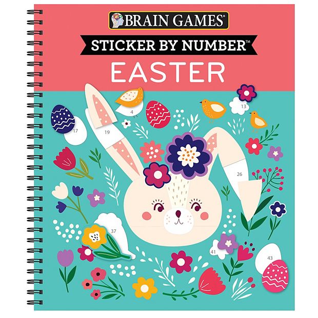 Brain Games Sticker by Number: Easter