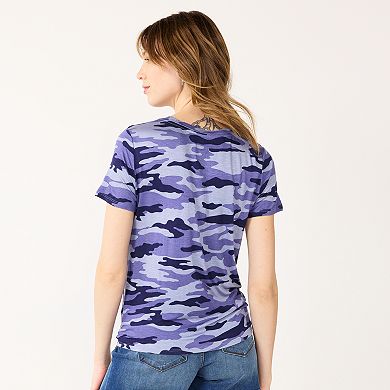 Women's Celebrate Together™ Tie-Front Print Tee