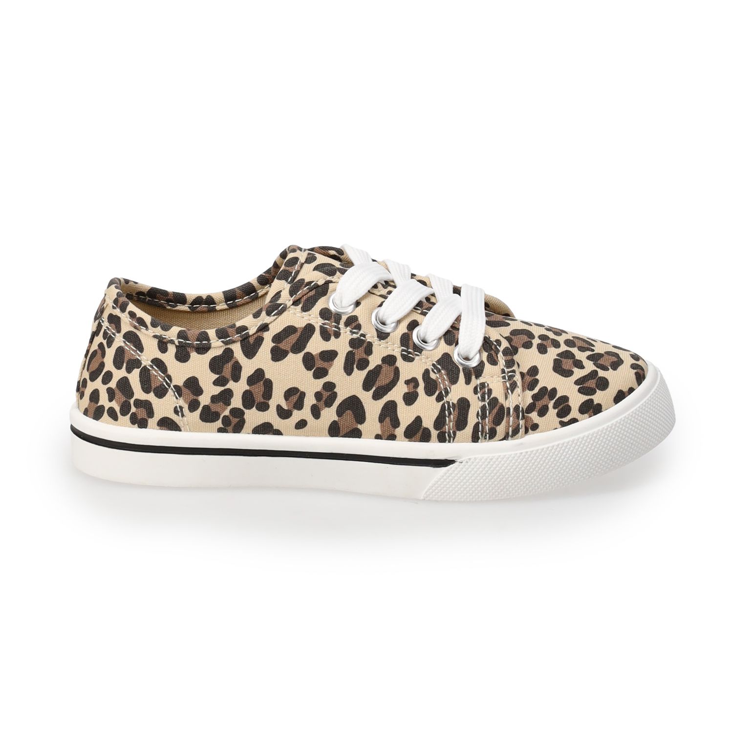 Girls leopard sale tennis shoes