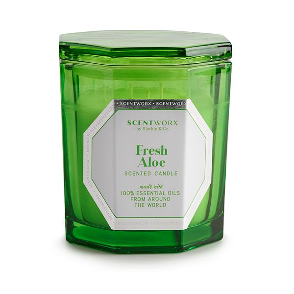 ScentWorx by Slatkin Co. Fresh Aloe 14.5 oz. Candle Jar