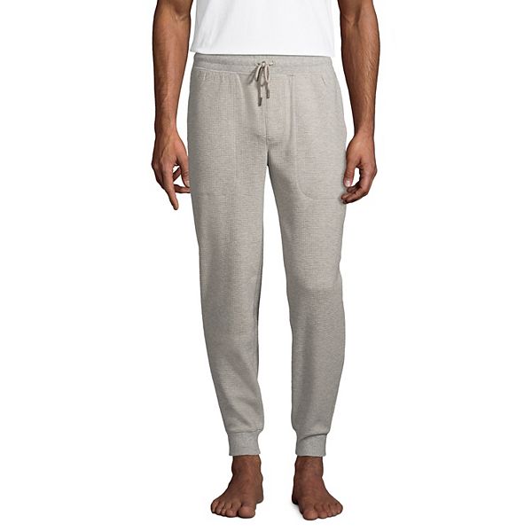 Big & Tall Lands' End Waffle Jogger Pajama Pants