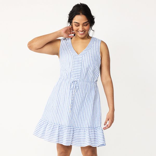 Kohls striped clearance dress