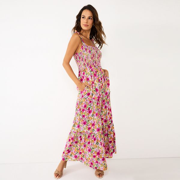 Women's DRAPER JAMES RSVP™ Tiered Maxi Dress