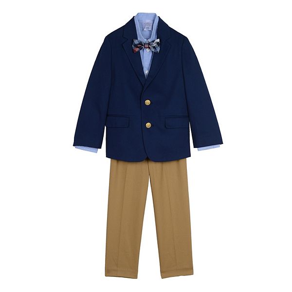 Toddler Boy IZOD Bowtie Twill Suit Set