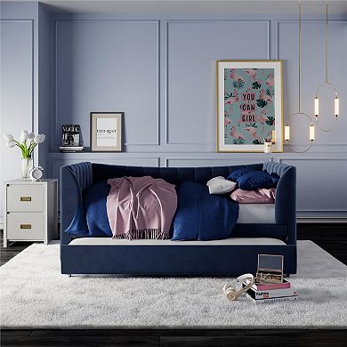 Little Seeds Valentina Upholstered Daybed with Trundle