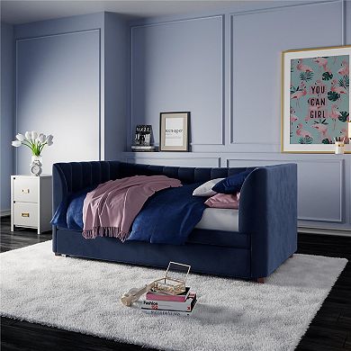 Little Seeds Valentina Upholstered Daybed with Trundle