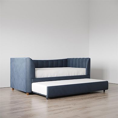 Little Seeds Valentina Upholstered Daybed with Trundle