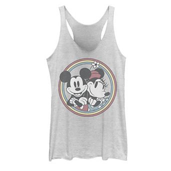 Disney's Mickey & Friends Juniors' Mickey & Minnie Retro Tank Top