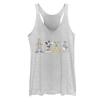 Disney's Mickey Mouse Juniors' Group Line Up Tank Top
