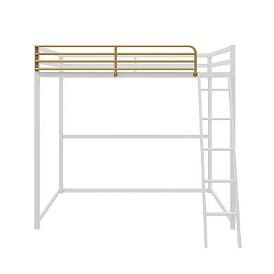 Little Seeds Monarch Hill Haven Twin Metal Loft Bed