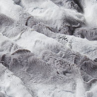 Beautyrest Marselle Weighted Faux Fur Throw Blanket