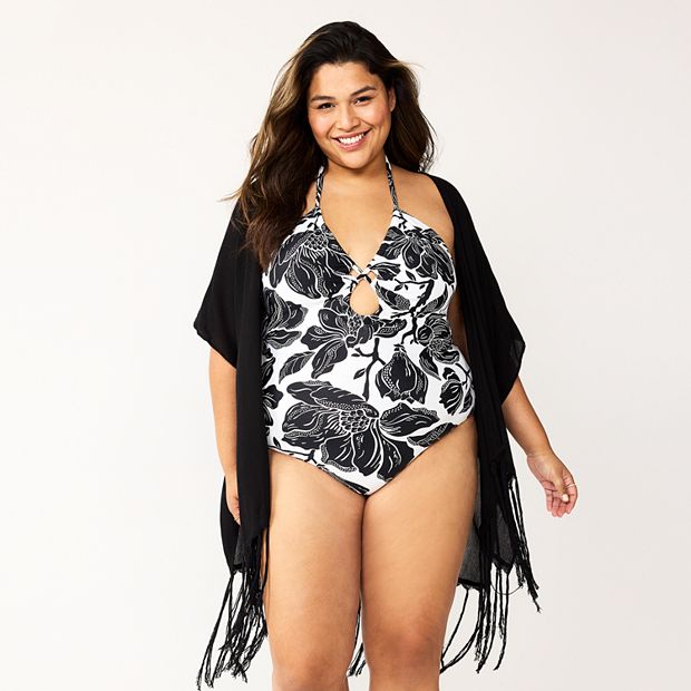 Kohls plus size shop one piece swimsuits