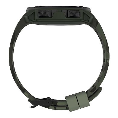 iTouch Explorer 3 Smart Watch with Green Case & Green Camo Silicone Strap