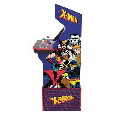 Arcade 1 Up Marvel X-Men Arcade with Stool & Riser