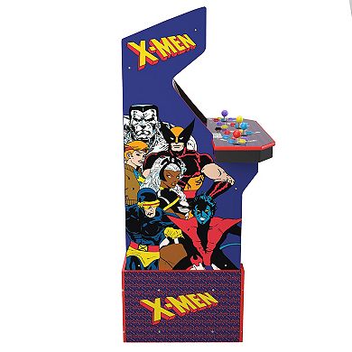 Arcade 1 Up Marvel X-Men Arcade with Stool & Riser
