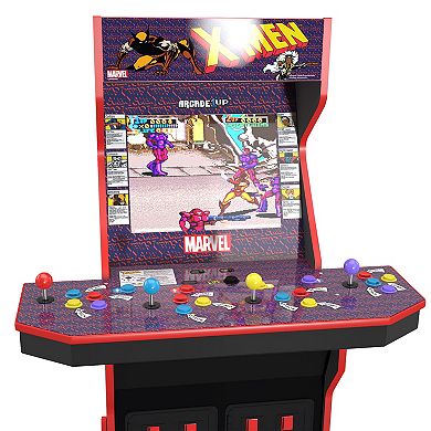 Arcade1Up Marvel X-Men Arcade with Stool & Riser