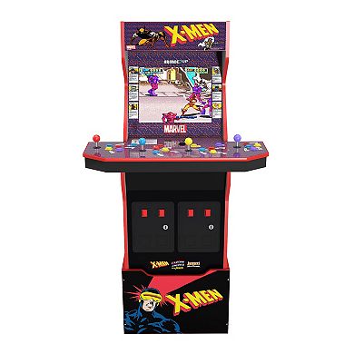 Arcade 1 Up Marvel X-Men Arcade with Stool & Riser