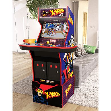 Arcade 1 Up Marvel X-Men Arcade with Stool & Riser