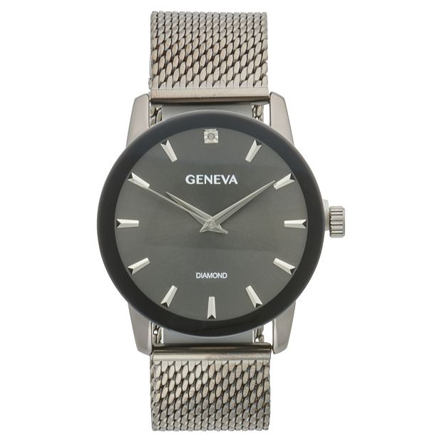 Geneva men's watches store stainless steel