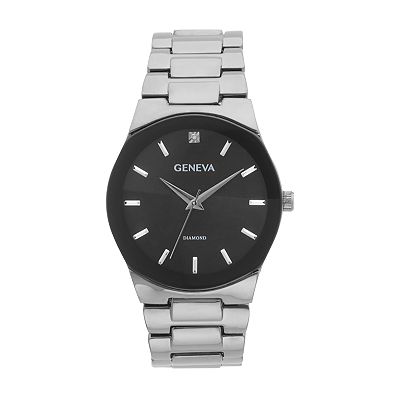 Geneva Diamond Accent Gunmetal Watch KHA0005GU