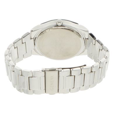 Geneva Diamond Accent Silver Tone Men's Bracelet Watch - KHA0005SL