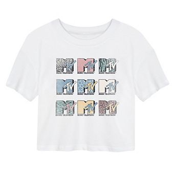 Juniors' MTV 9 Cropped Tee