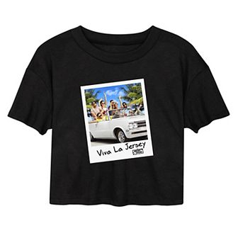 Juniors' MTV Viva La Jersey Shore Cropped Tee