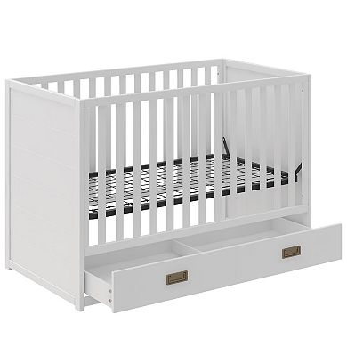 Little Seeds Haven 3-in-1 Convertible Storage Crib