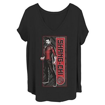 Juniors' Plus Size Marvel Shang-Chi Panel Poster Tee