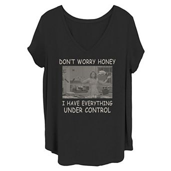 Juniors' Plus Size Marvel WandaVision Wanda I Have Everything Under Control Graphic Tee