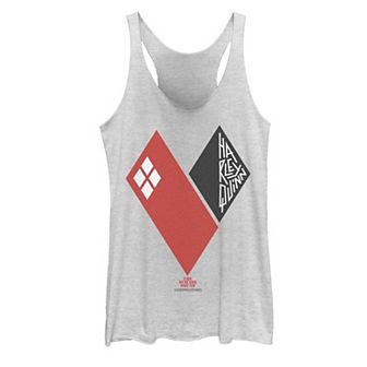 Juniors The Suicide Squad Harley Hearts Tank Top